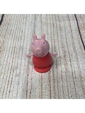 Vintage Peppa Pig In Red Dress Replacement Figurine